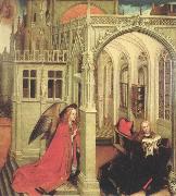 Robert Campin The Annunciation oil